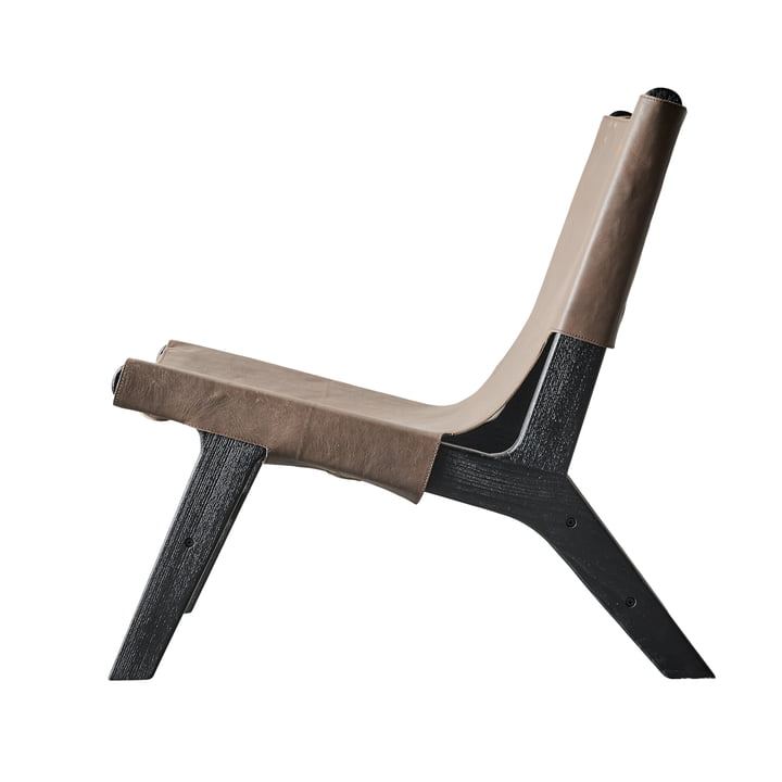 Muubs - Philosophy Chaise Lounge, marron / noir