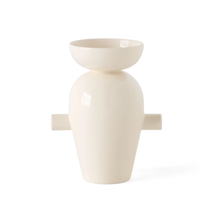 Momento JH40 Vase, H 27, cream de & Tradition