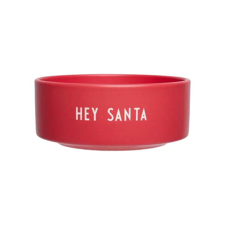 Snack Bol, Hey Santa / faded rose de Design Letters