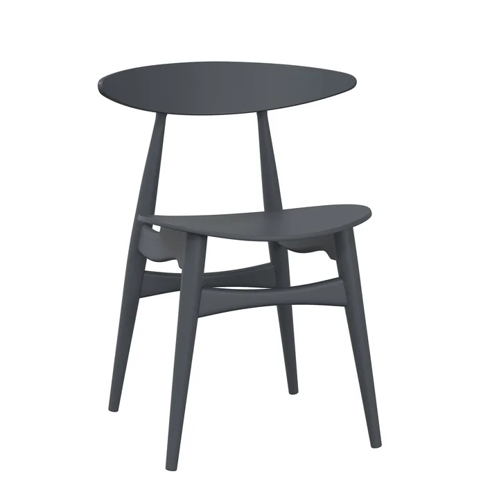 Carl Hansen - CH33T, hêtre / hêtre, laqué anthracite doux