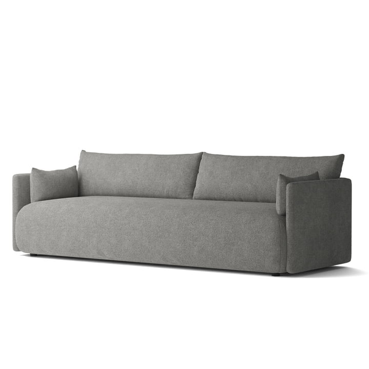 Audo - Offset Sofa , 3 places, gris foncé ( Audo Bouclé 16)