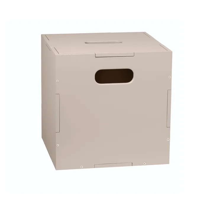 Nofred - Cube Boîte de rangement, beige