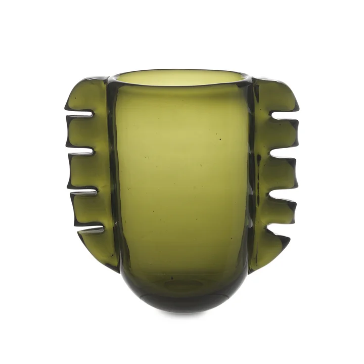 Alas Vase, vert mousse de Ferm Living