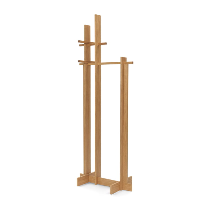 Ferm Living - Bridge Portemanteau, chêne huilé