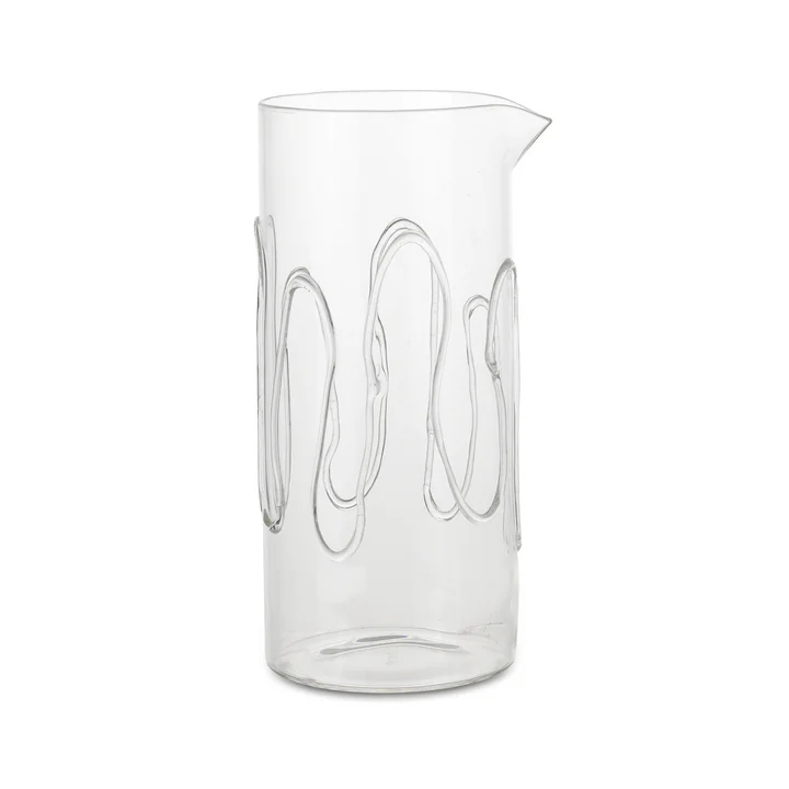 Ferm Living - Doodle Carafe, 1. 2 l, claire