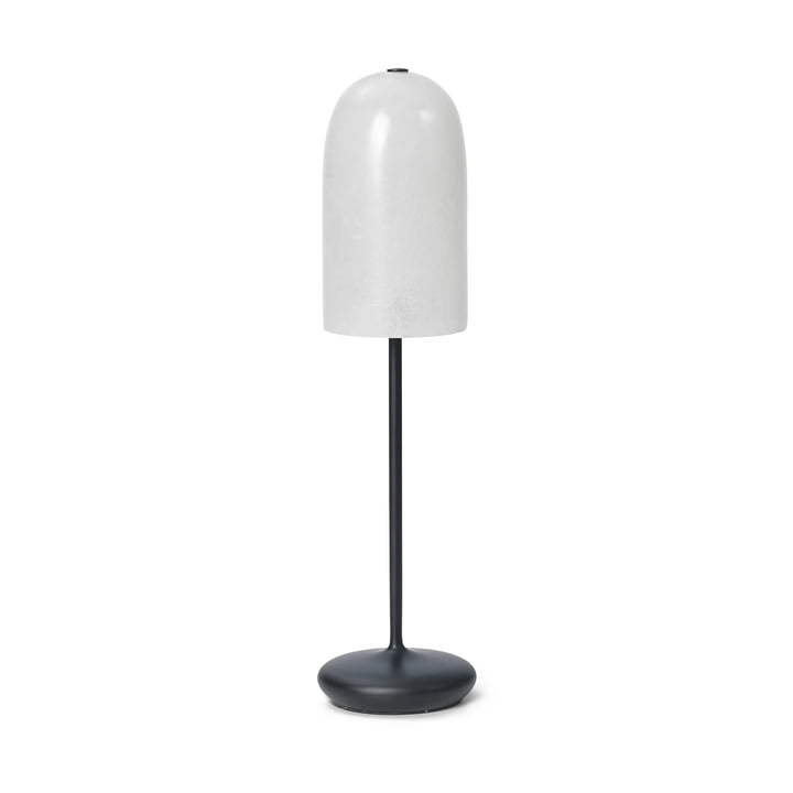 ferm Living - Gry LED Akku Lampe de table, noir / translucide