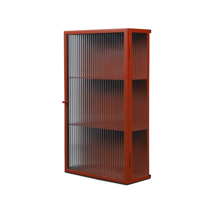Haze Armoire murale, verre / oxide red de Ferm Living