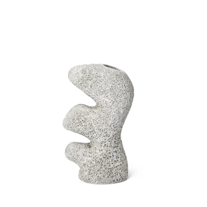 Yara Vase, Small, grey pumice de Ferm Living