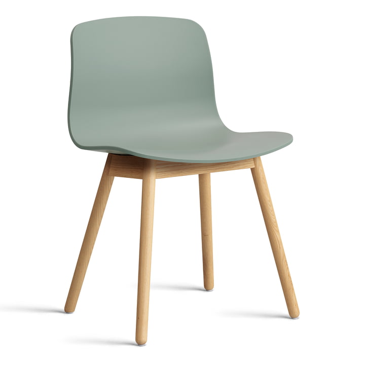 Hay - About A Chair AAC 12, chêne laqué / fall green 2. 0