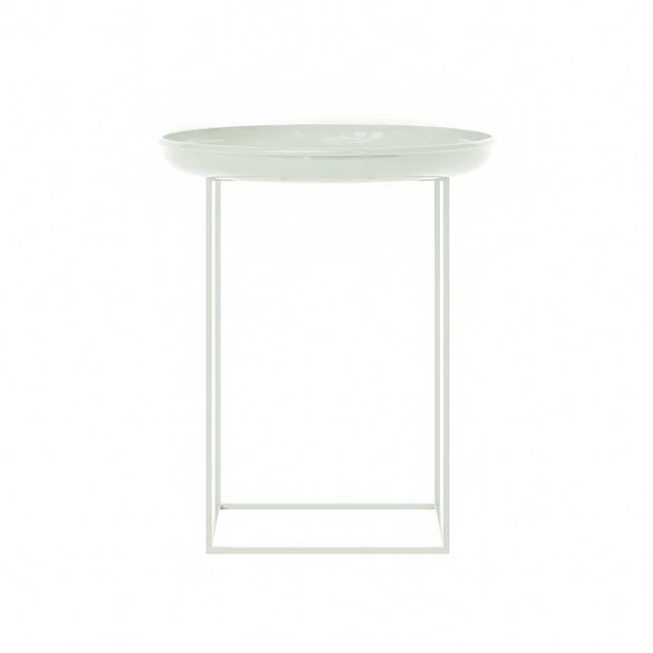 Norr11 - Duke Table d'appoint, Ø 45 x H 52 cm, minéral laqué