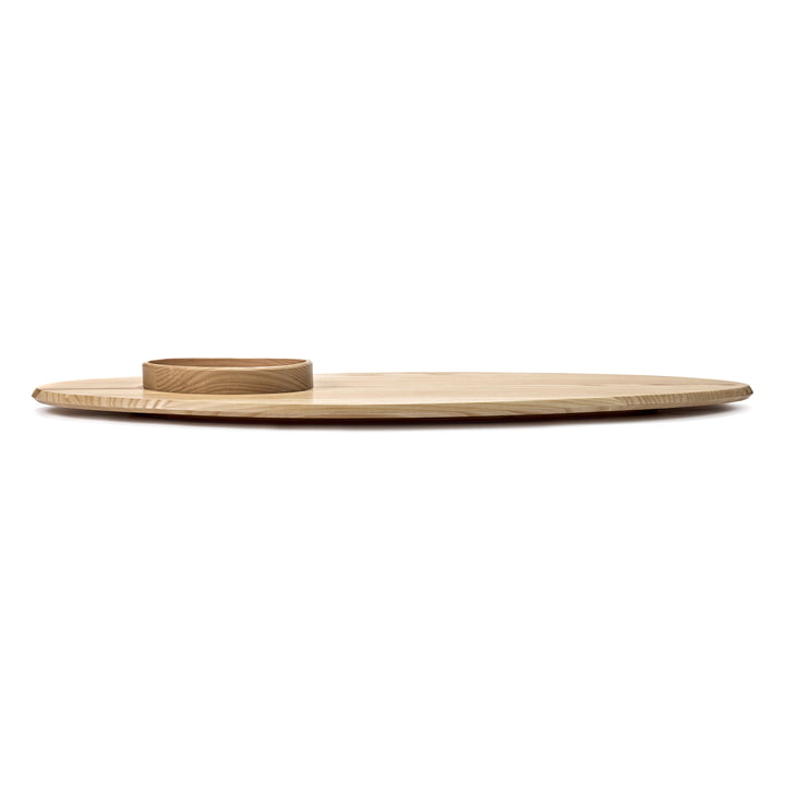 Dune Planche en bois avec bol by Kelly Wearstler, 02, frêne naturel de Serax
