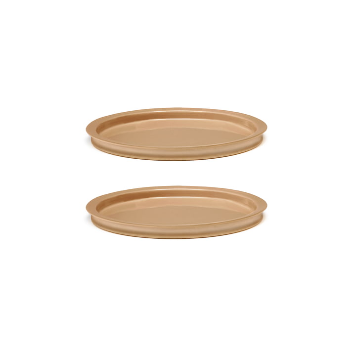 Dune Assiette by Kelly Wearstler, Ø 17,5 cm, Clay / orange (set de 2) de Serax