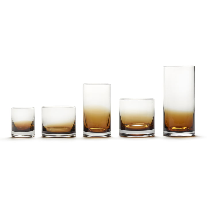 Zuma Verres by Kelly Wearstler, ambre de Serax