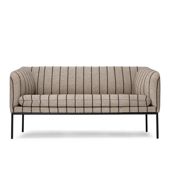 Ferm Living - - Turn Sofa , 2 places, sable / noir (Pasadina)