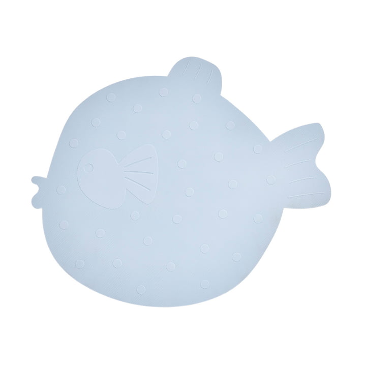 OYOY - tapis de bain antidérapant, Little Finn, ice blue