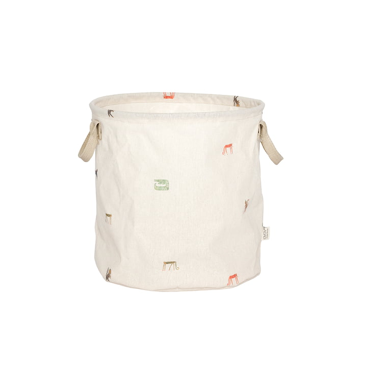 OYOY - Moira Panier de rangement, ⌀ 32 cm, multi