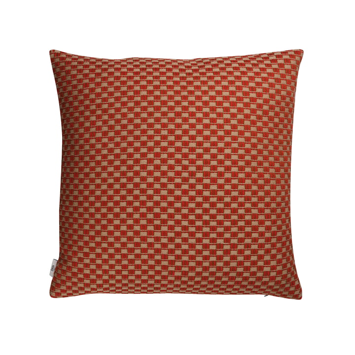 Isak Coussin, 60 x 60 cm, red sumac de Røros Tweed