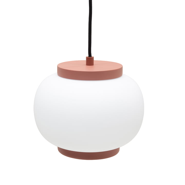 Nuuck - Finn Lampe suspendue Ø 22 cm, opale blanc/rouille