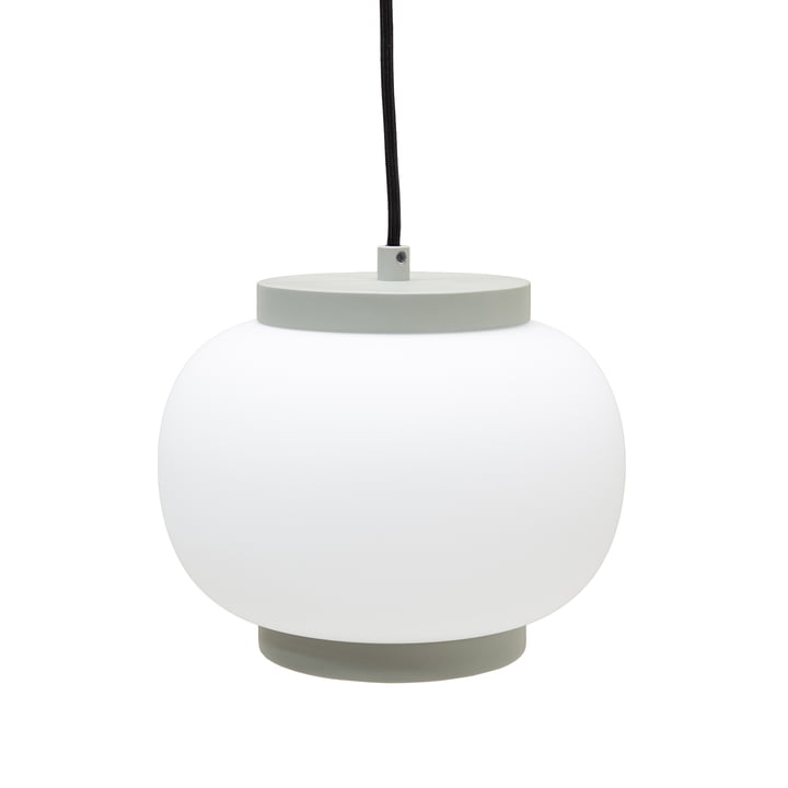 Nuuck - Finn Lampe suspendue Ø 22 cm, opale blanc/gris