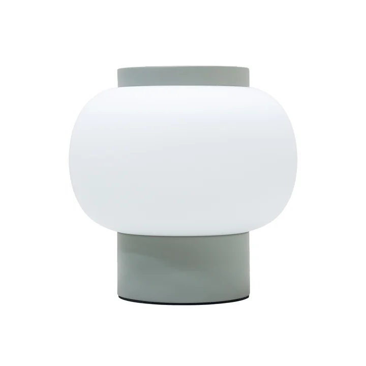 Nuuck - Finn Lampe de table Ø 22 cm, opale blanc/gris