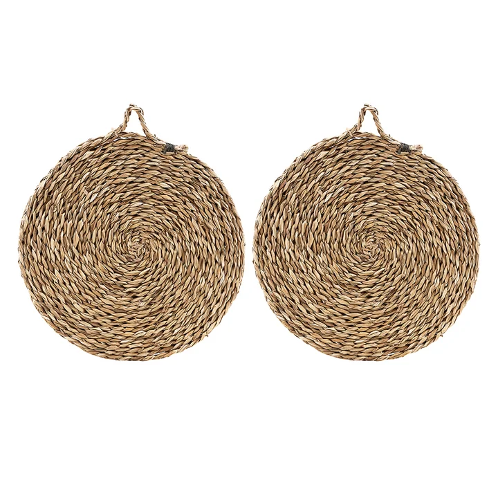 Acain Set de table Ø 29 cm, naturel (set de 2) de Nicolas Vahé