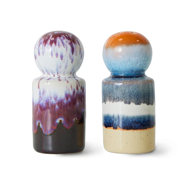 HKliving - 70's Salière et poivrière, stargaze