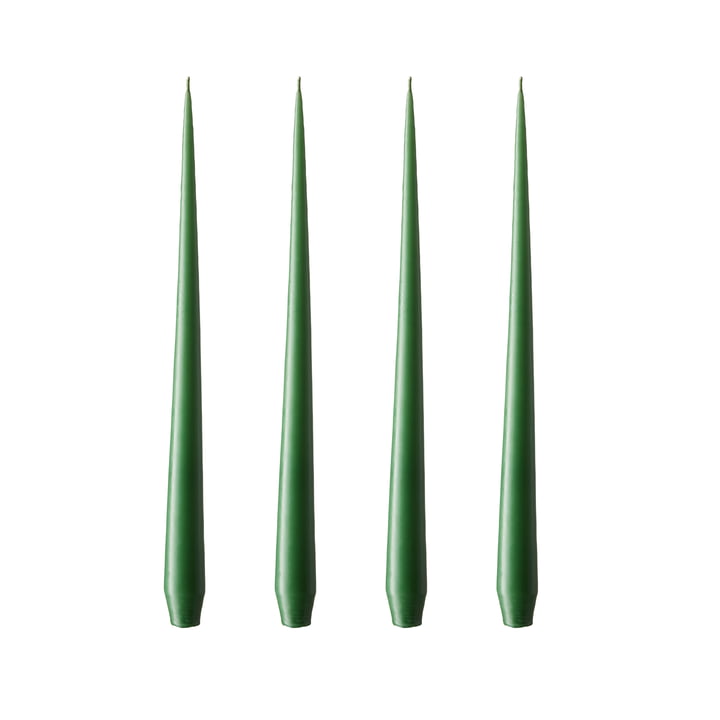 ester & erik - Bougie pointue, 24 cm, No. 62, cut grass / matt (set de 4)