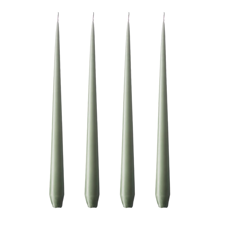 ester & erik - Bougie fouet, 32 cm, No. 70, green soil / matt (set de 4)