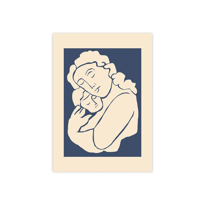 The Poster Club - Woman with Child de by Garmi, 40 x 50 cm