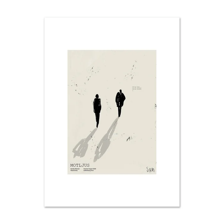 Motljus de Sandra Blomen Maschinsky pour The Poster Club