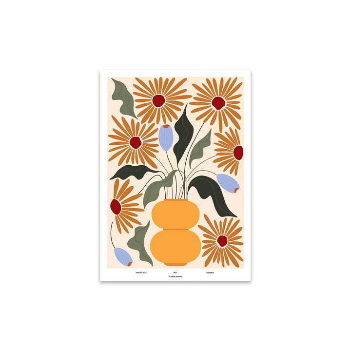 Flourish par Frankie Penwill pour The Poster Club