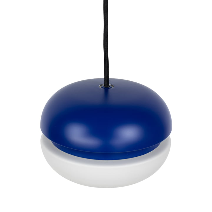 HANA - Macaron Lampe à suspendre, Ø 18 cm, mat ultramarine