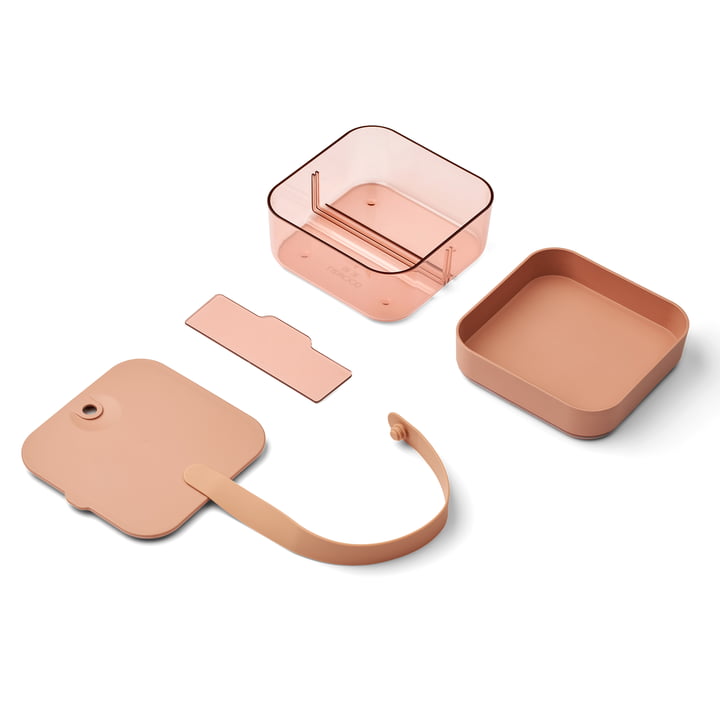 Amandine Bento Box, tuscany rose / dusty raspberry de LIEWOOD
