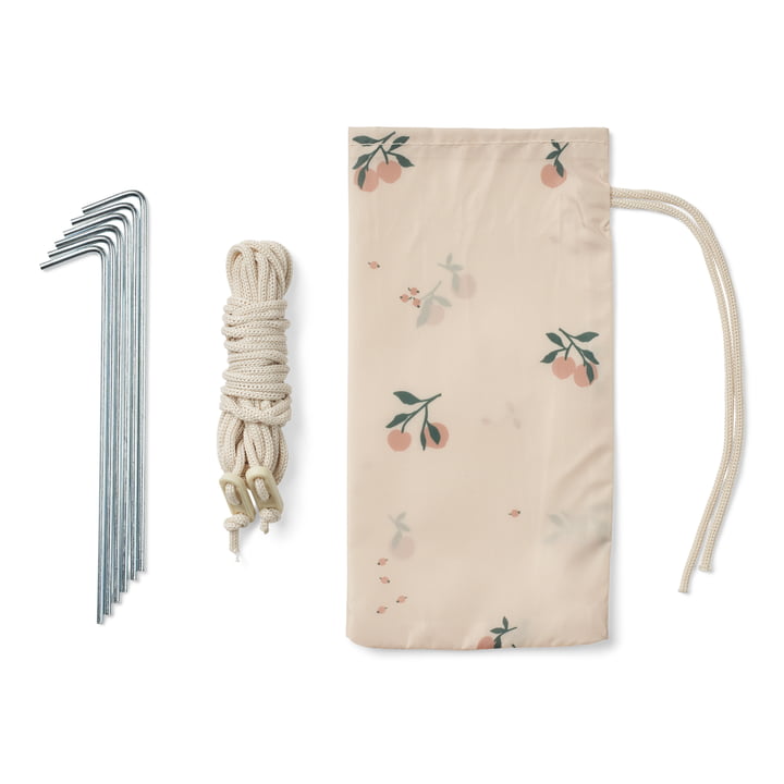 Cassie Pop Up Tente, 150 x 110 x 90 cm, peach / sea shell de LIEWOOD