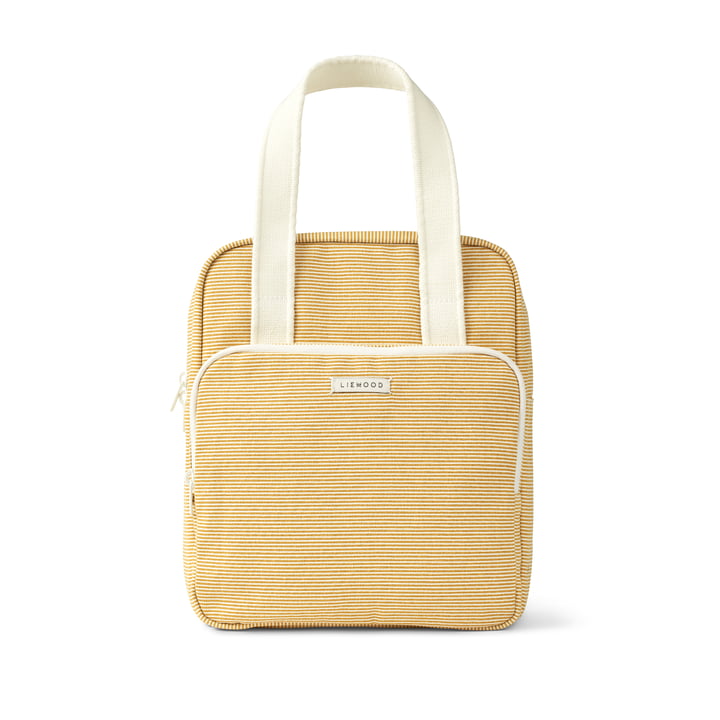 Elsa Sac à dos, 30 x 24 x 12 cm, rayé yellow mellow / crème de la crème de LIEWOOD