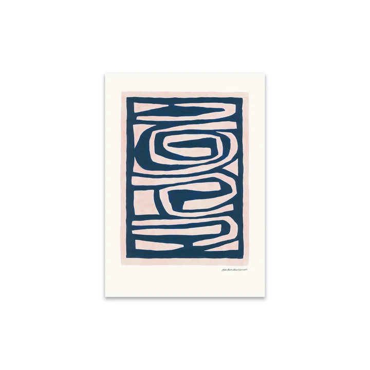 Flowing par Leise Dich Abrahamsen pour The Poster Club