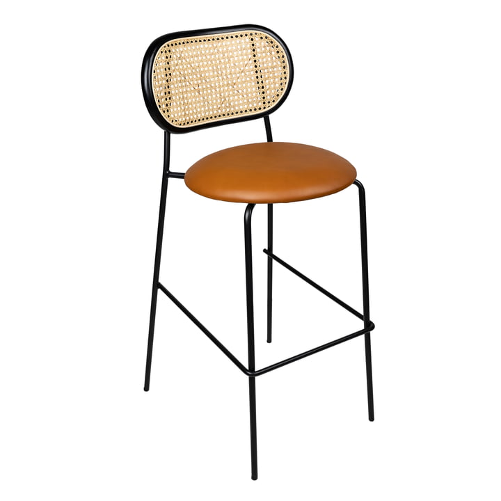 Studio Zondag - Rabbit Tabouret de bar, frêne noir / piétement noir