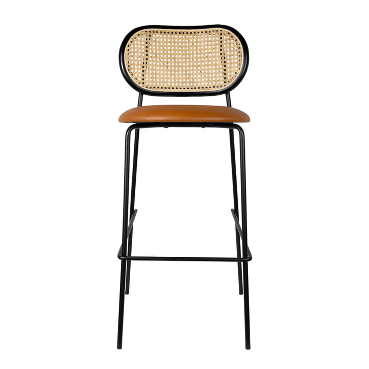 Studio Zondag - Rabbit Tabouret de bar, frêne noir / piétement noir