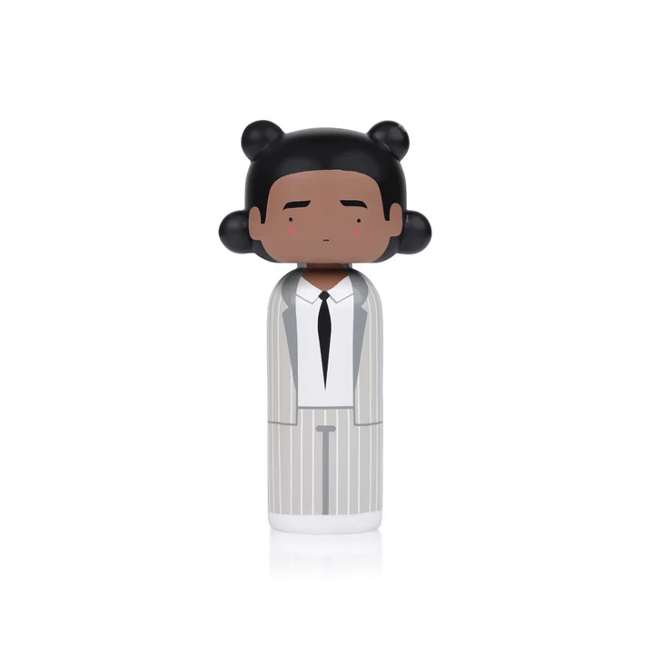 Lucie Kaas - Sketch Inc. figurine en bois H 15 cm, Basquiat - three - point - crown