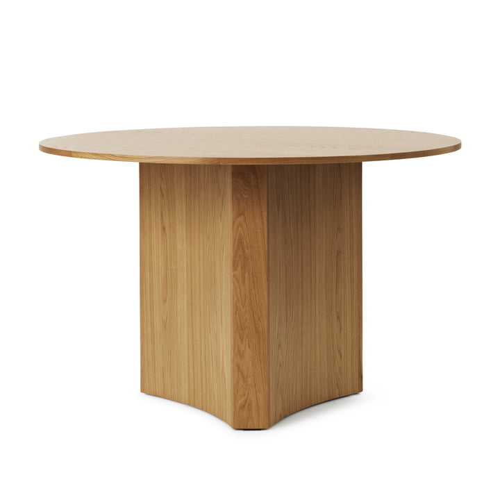 Bue Table de salle à manger Ø 120 x H 75 cm, chêne de Normann Copenhagen