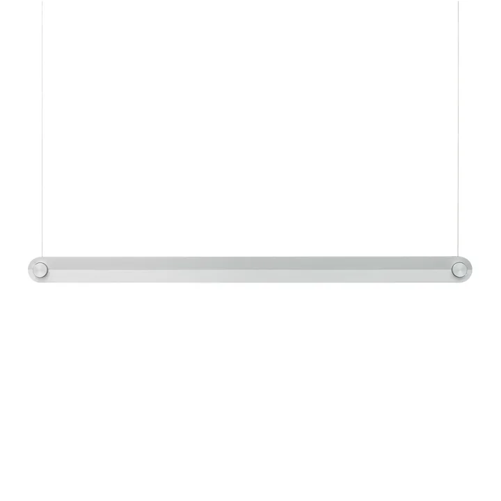 Dim Linear lampe suspendue, aluminium brossé de Normann Copenhagen