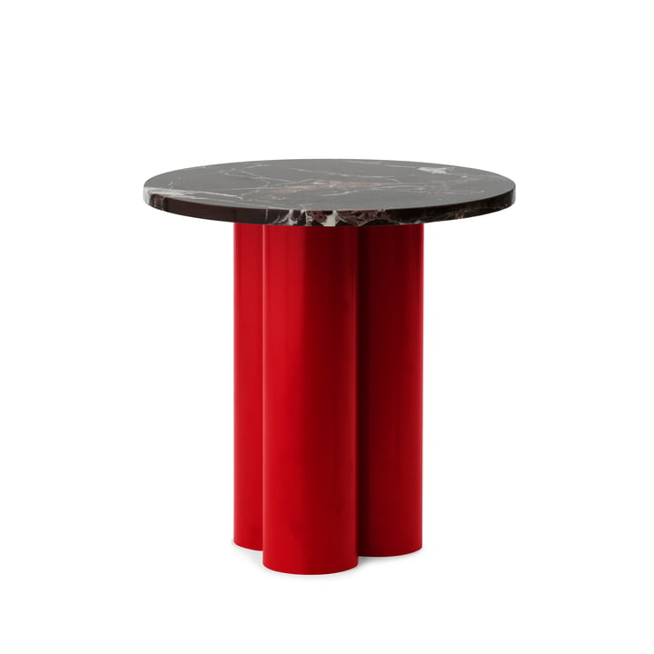 Dit Table d'appoint Ø 40 cm, rosso levanto / bright red de Normann Copenhagen