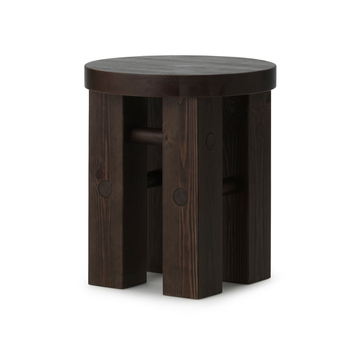 Fyr Tabouret, marron foncé de Normann Copenhagen