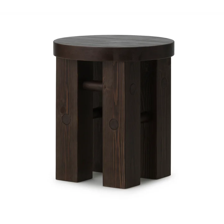 Fyr Tabouret, marron foncé de Normann Copenhagen
