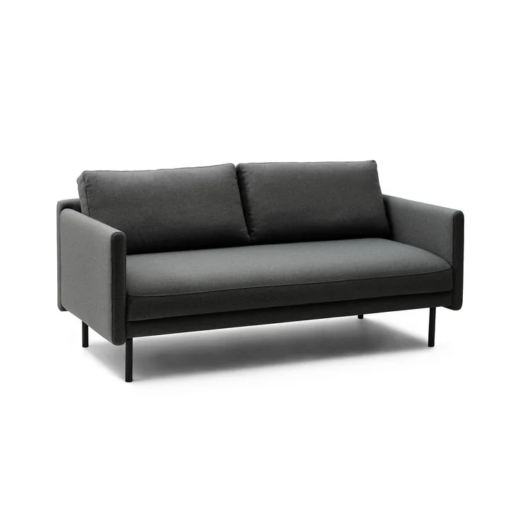 Rar Canapé 2 places, noir / Re-Born dark grey de Normann Copenhagen
