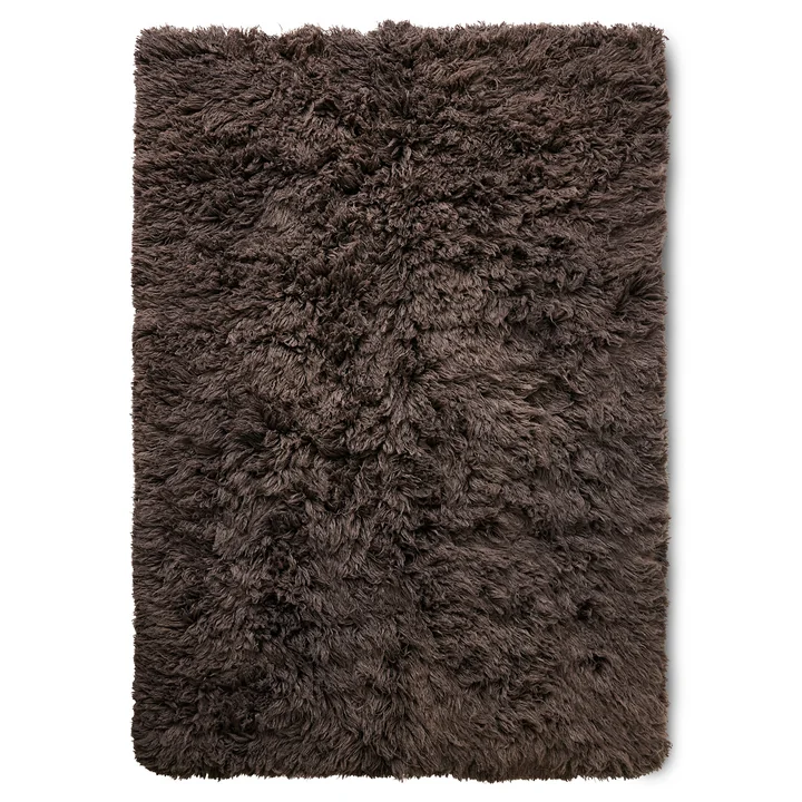 HKliving - Fluffy Tapis, 200 x 300 cm, espresso