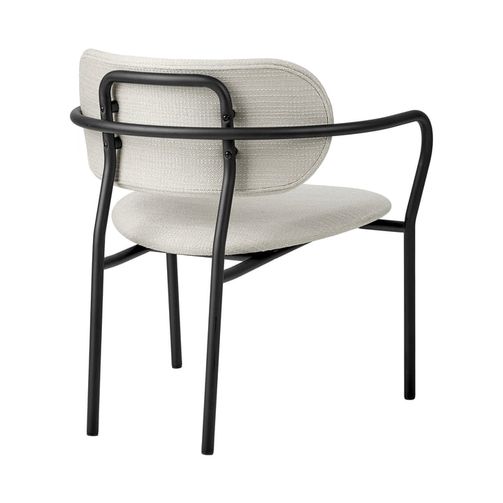 Gubi - Coco Lounge Chair Rembourrage intégral, noir mat / Eero Special (106)