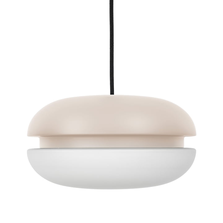 HANA - Macaron Lampe à suspendre, Ø 25 cm, chamois mat