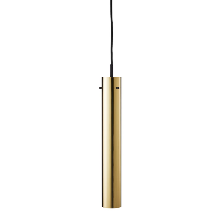 Frandsen - FM 2014 Lampe à suspension, Ø 5,5 x H 36 cm, laiton massif brillant
