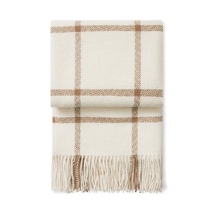 Tartan Couverture, 130 x 190 cm, ivory de Elvang